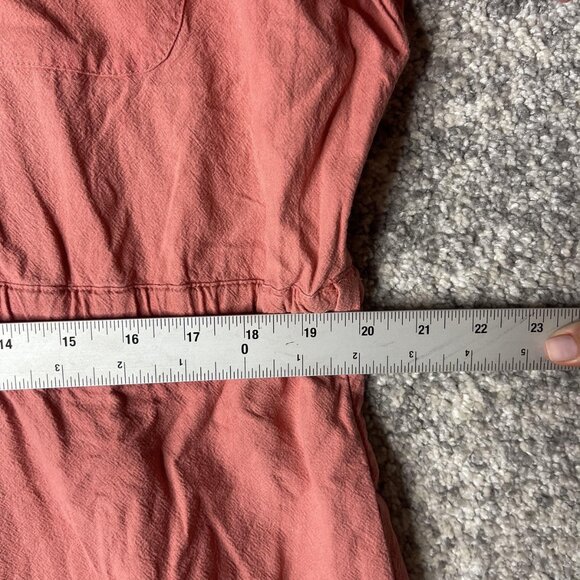 Free People Romper Womens XS Short Sleeve Button Up Utility Playsuit Pockets - Picture 3 of 6